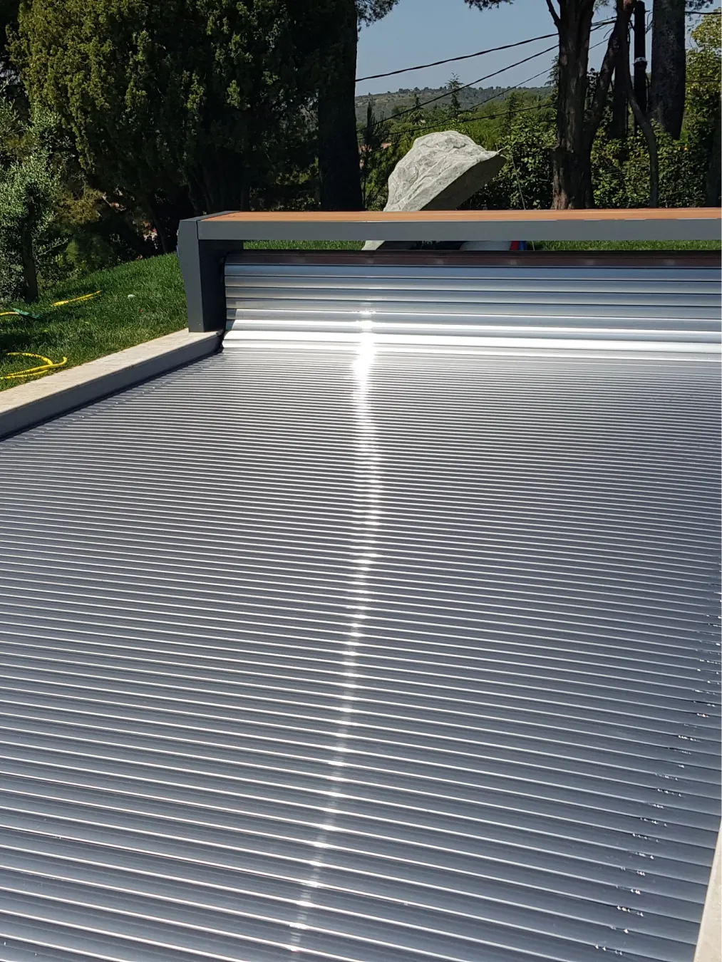 Capaxion Volet Roulant Piscine Marseille PRESTIGE Avec Lames POLYCARBONATES SOFATEC 1 1